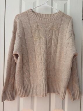 Cable Knit Crewneck Sweater & Sweater Vest